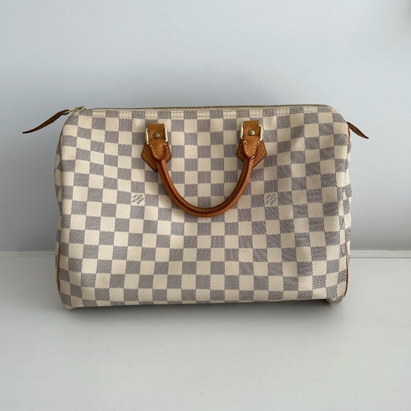 LV Speedy 35 - Damier Azur - Picture 1 of 14